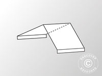 2m srednji dio krovnog pokrova, za SEMI PRO CombiTents®, 5x2m, PVC, Bijela