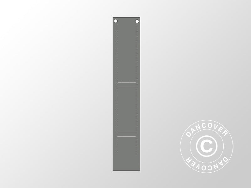 Leg cover 2,3 m for Semi Pro Plus CombiTents® marquees 6x12 m, Grey