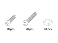 Maišelis su varžtais ir antveržlėmis