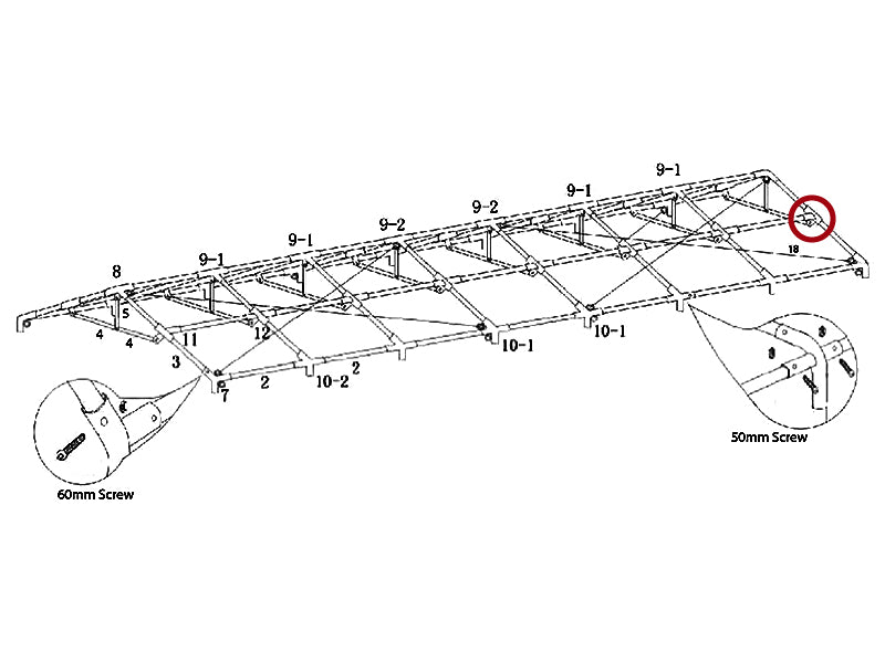 3-virzienu savienojums, Ø42+Ø54mm