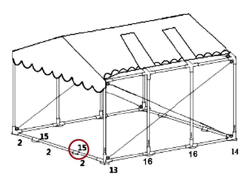 2-suuntainen pohjakehikon liitin, Ø42mm