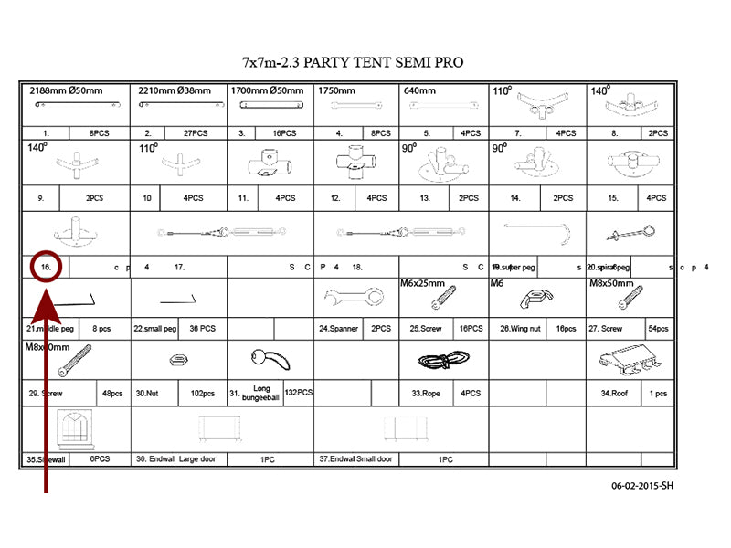 3-ways ground bar connector, Ø42+Ø54 mm