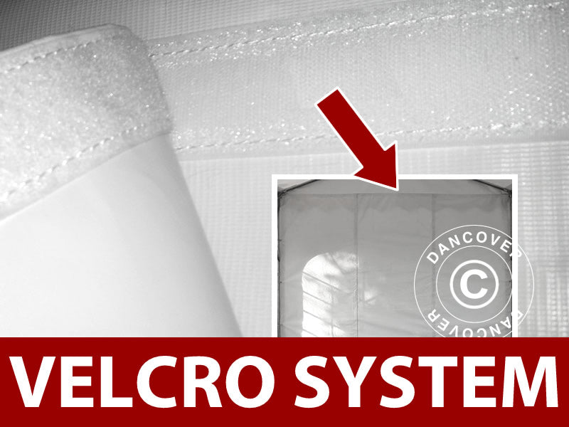 Krajnji zid Semi Pro 7m sa širokim vratima, Bijela