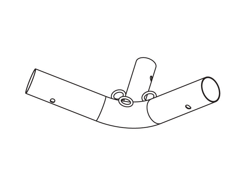 3-pusīgs savienotājs ar 3 gredzeniem, Ø42-54mm
