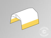Copertura del tetto per tenda magazzino/tenda da lavoro PRO, 3,6x4,8m, PVC, Bianco/Giallo