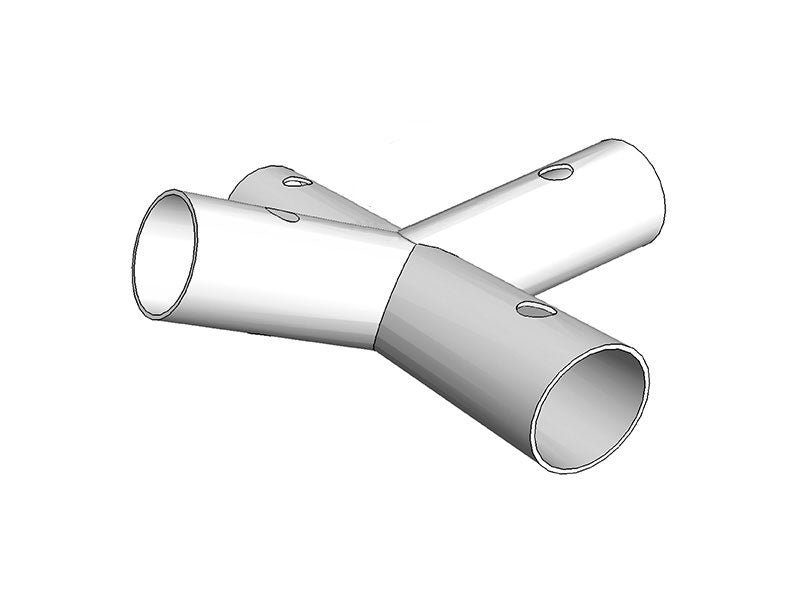 4-ways connector, Ø45-54 mm, 140°