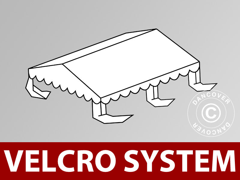 Roof cover for Marquee UNICO, PVC/Polyester, 4x4 m, White