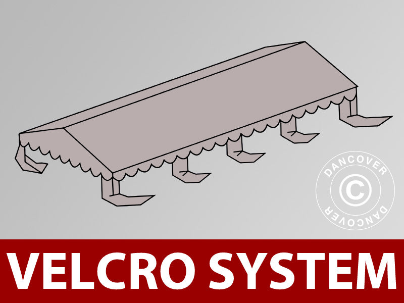 Jumta segums priekš UNICO Pasākumu telts, PVC/Poliesters, 4x8m, Smilts