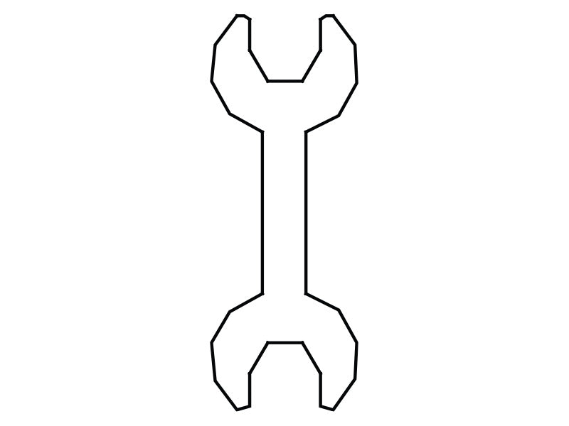 Bolts and nuts, 88 pcs. + 2 spanners