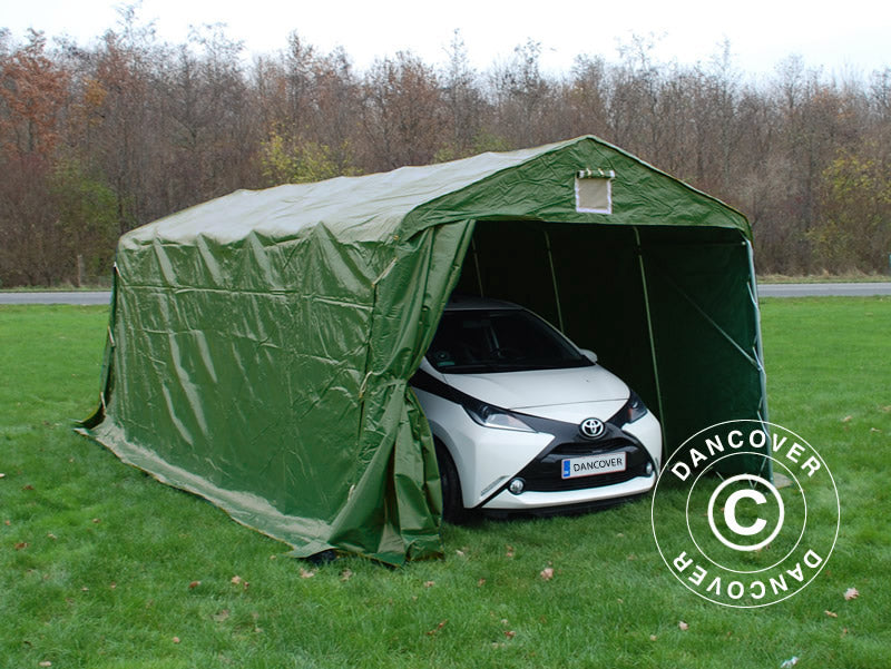 Portable Garage PRO 3.3x6x2.4 m PVC, Green