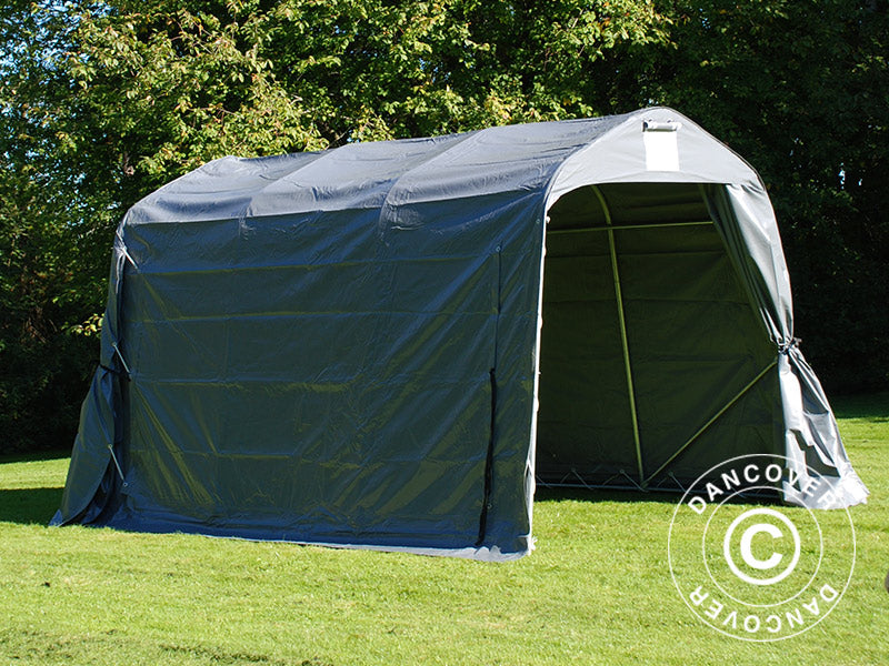 Noliktavas telts PRO 2,4x3,6x2,34m PVC, Pelēks