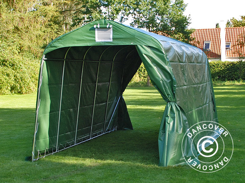 Opslagtent PRO 2,4x6x2,34m PVC, Groen