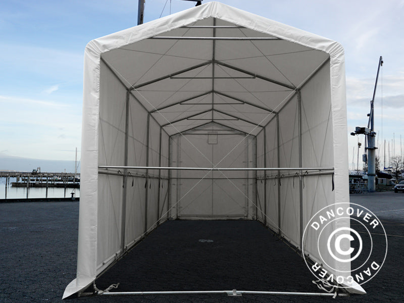 Storage shelter PRO XL 3.5x8x3.3x3.94 m, PVC, White