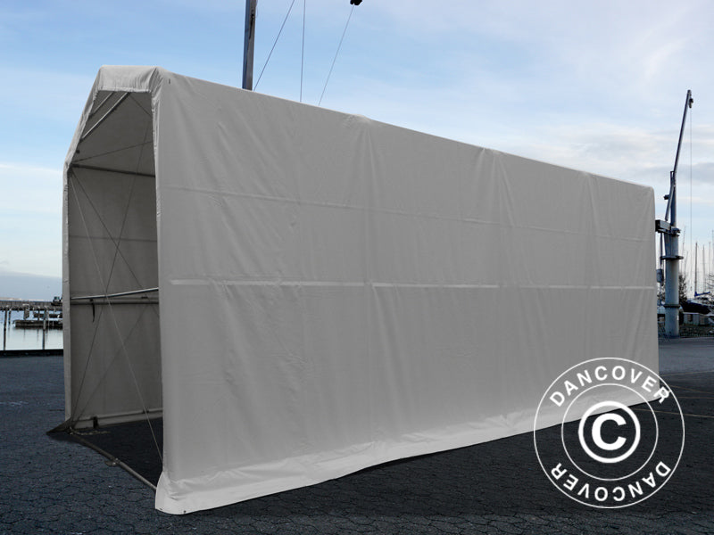 Storage shelter PRO XL 3.5x8x3.3x3.94 m, PVC, White