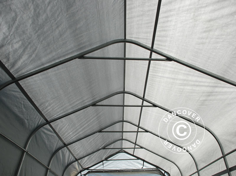 Tenda garage PRO 3,77x7,3x3,18m PE, Grigio