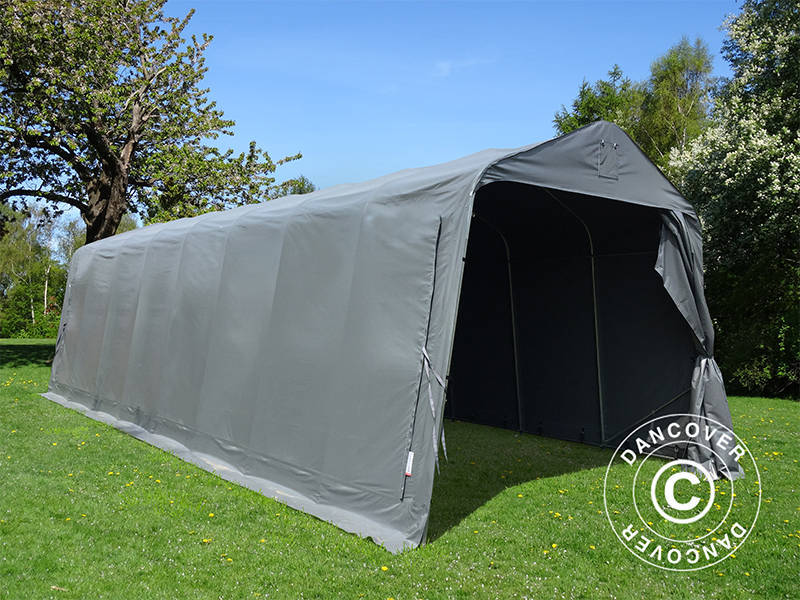Portable Garage PRO 3.77x9.7x3.18 m PVC, Grey