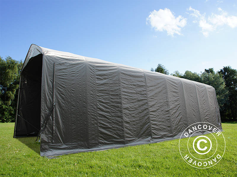 Portable Garage PRO 3.77x9.7x3.18 m PE, Grey