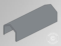 Roof Cover for Storage Shelter PRO 4x12 m PVC, Grey