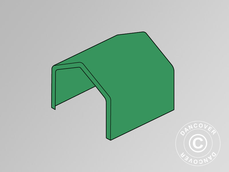 Copertura del Tetto per Capannone tenda PRO 7x7m PVC, Verde