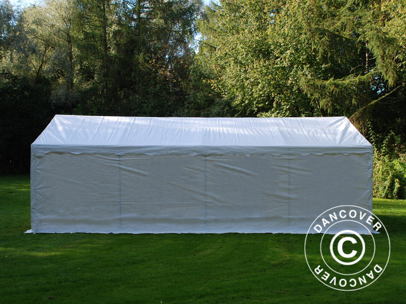 Lagerzelt-Basic 2-in-1, 5x8m PE 700, weiß