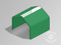 Toile de toit pour Tente de Stockage PRO 7x7m PVC avec lucarne, vert