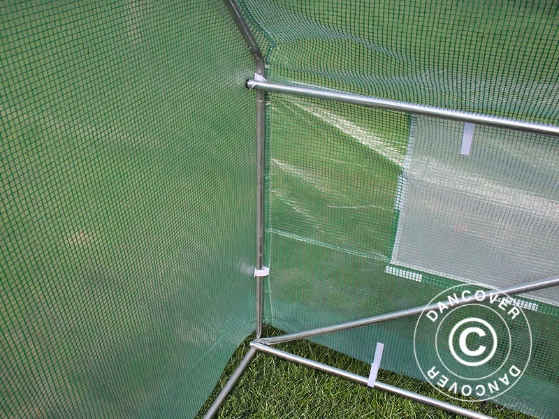 Polytunnel Greenhouse 4x8x2 m, 32 m², Green