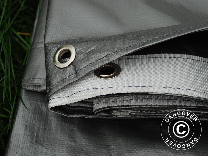 Tarpaulin 3x10 m, PE 300 g/m², Grey