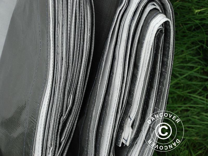 Pārklājs 6x14m, PE 300g/m², Pelēks