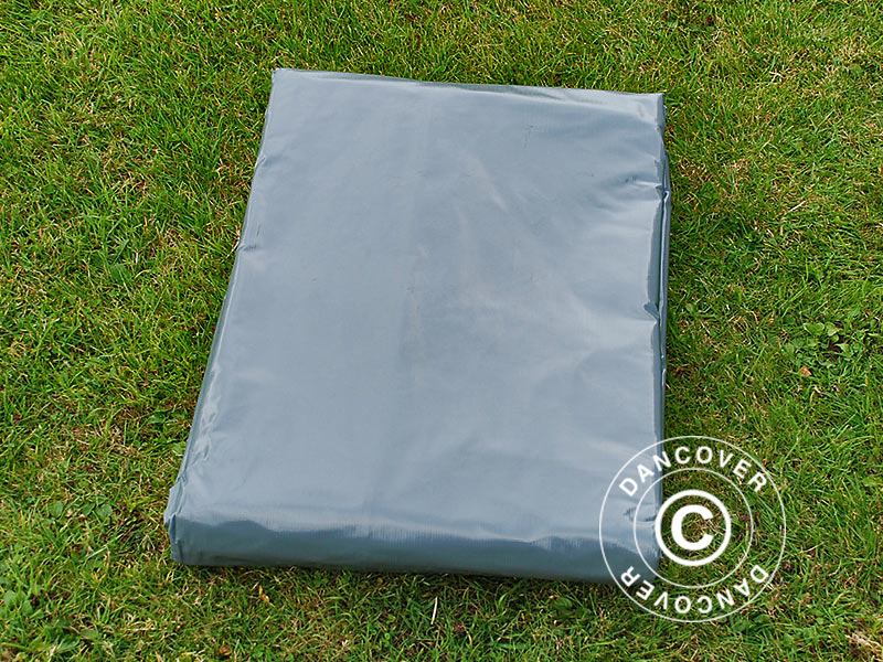 Tarpaulin 8x14 m, PVC 500 g/m², Grey