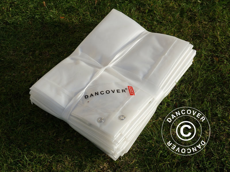 Tarpaulin 6x10 m, PE 250 g/m², Translucent