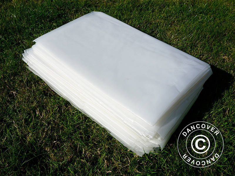 Tarpaulin 6x10 m, PE 90 g/m², Translucent