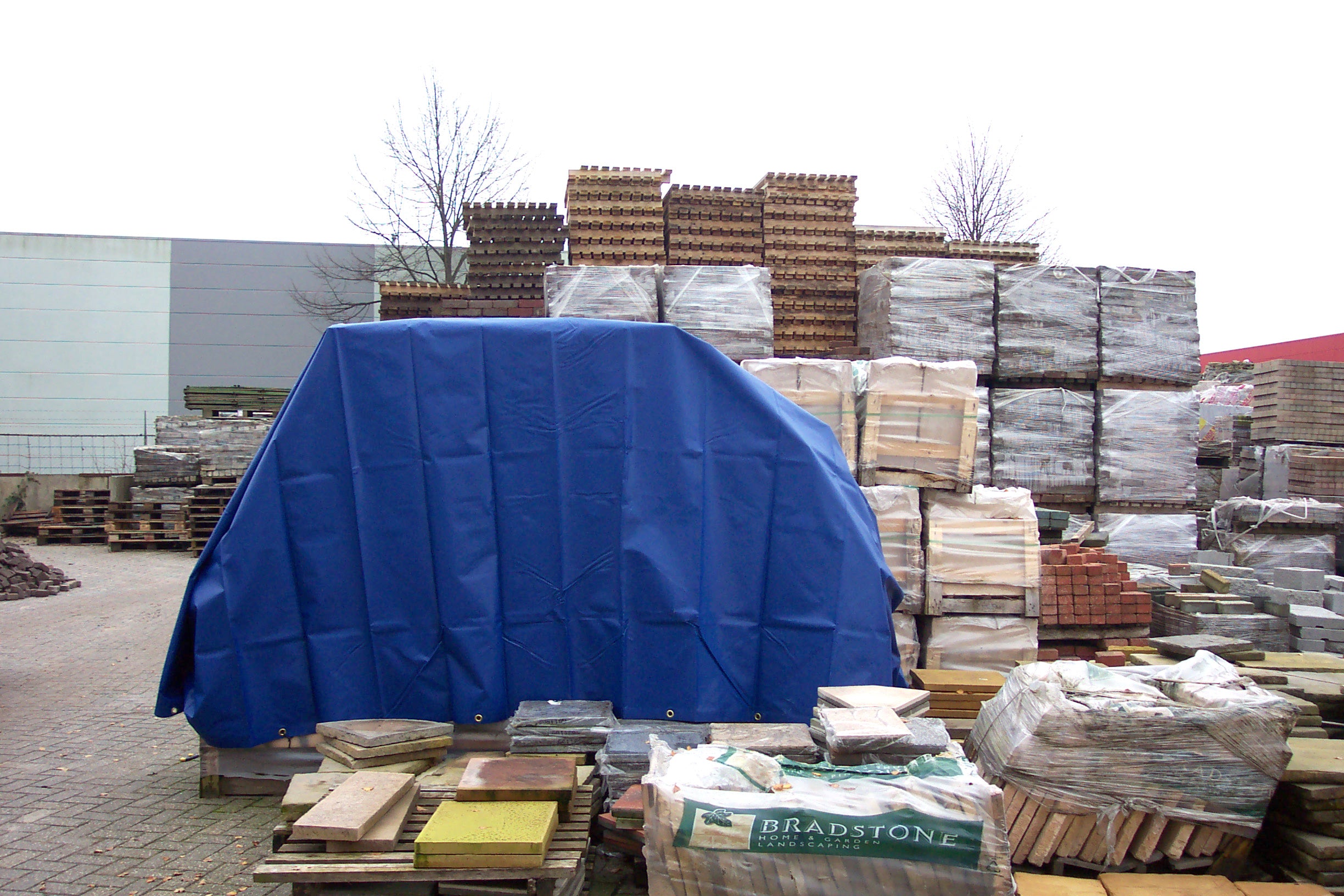 Tarpaulin 5x6 m, PVC 570 g/m², Blue