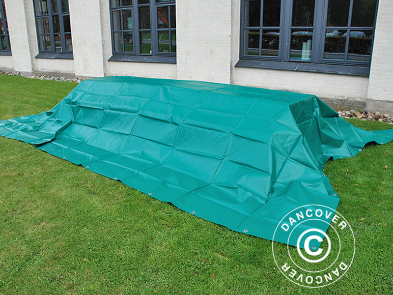 Lona 6x8m, PVC 570g/m², Verde