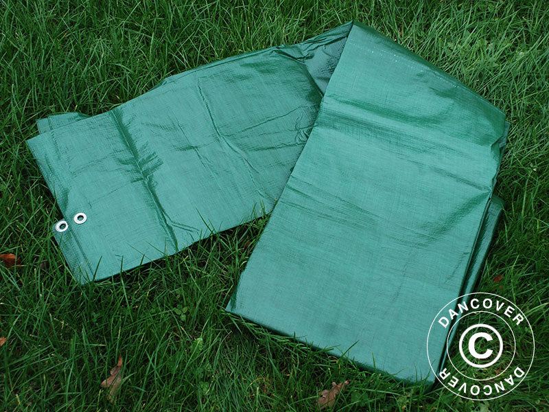 Tarpaulin 10x15 m, PE 150 g/m², Green