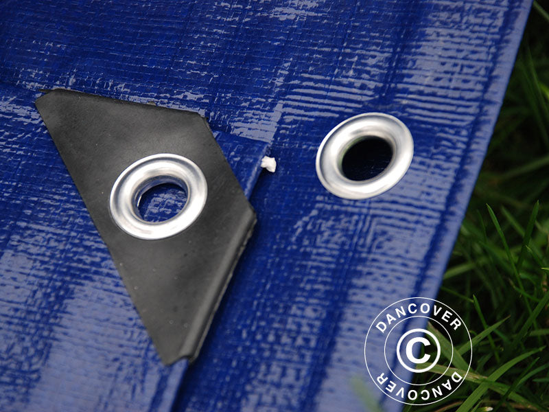 Lona 10x15m, PE 250g/m², Azul