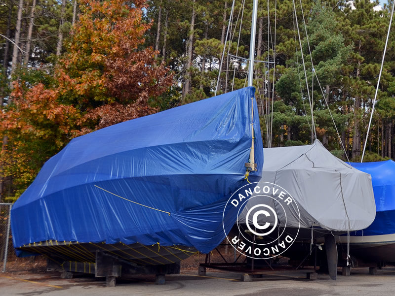 Tarpaulin 10x12 m, PE 250 g/m², Blue