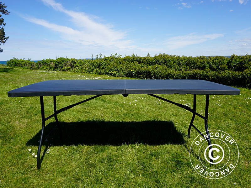 Klapptisch 180x74x74cm, schwarz (1 St.)