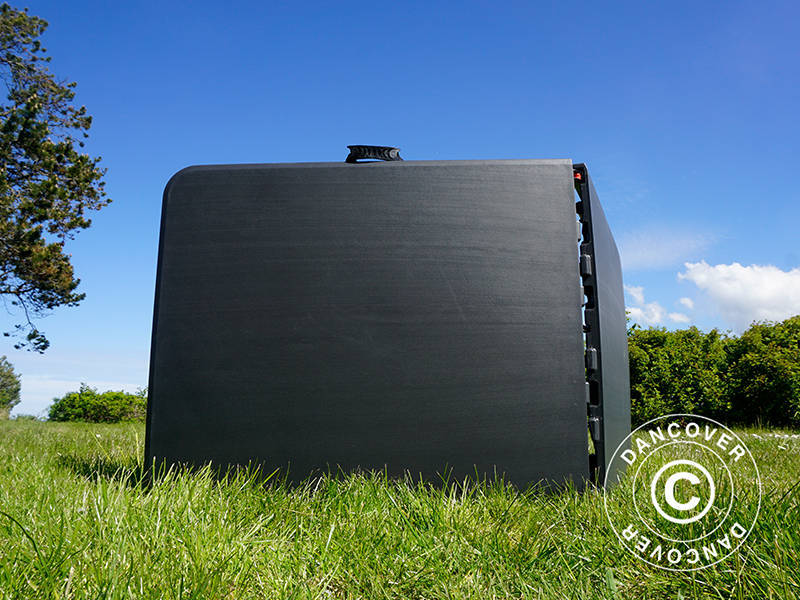 Folding Table 180x74x74 cm, Black (1 pc.)