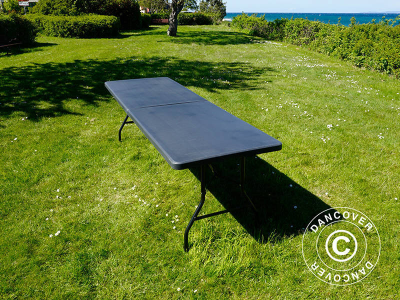 Sklopivi Stol 240x76x74cm, Crna (10 kom)