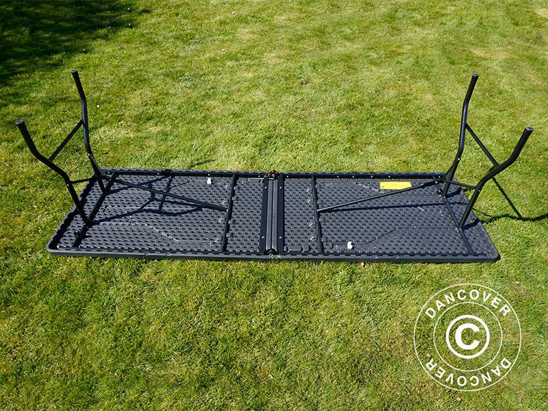 Sklopivi Stol 240x76x74cm, Crna (10 kom)