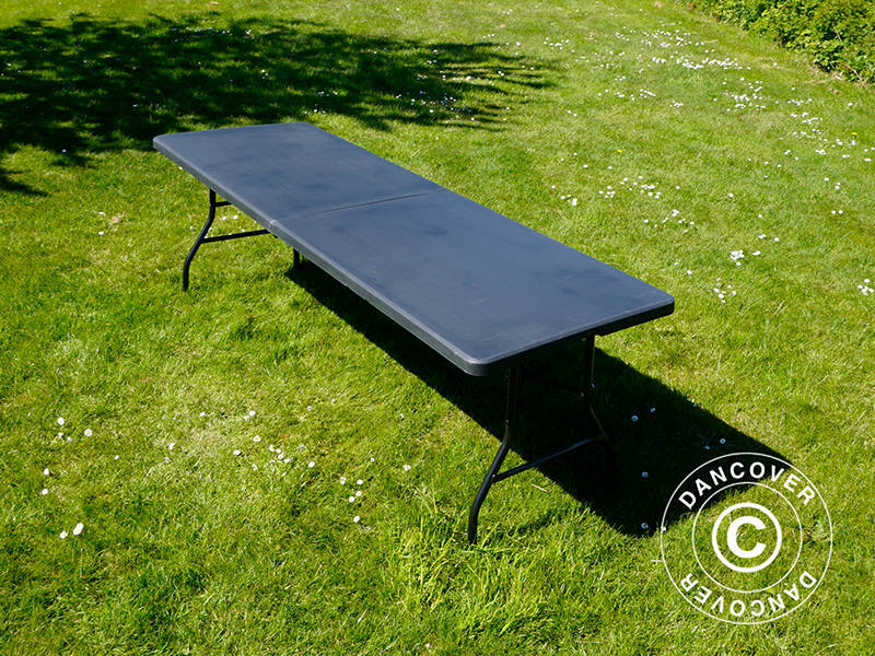 Sklopivi Stol 240x76x74cm, Crna (1 kom)