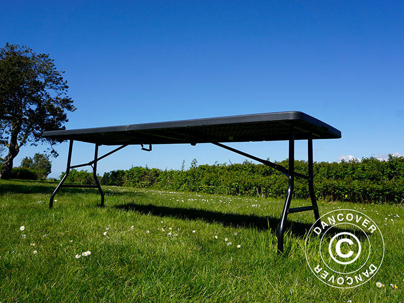 Sklopivi Stol 240x76x74cm, Crna (25 kom)