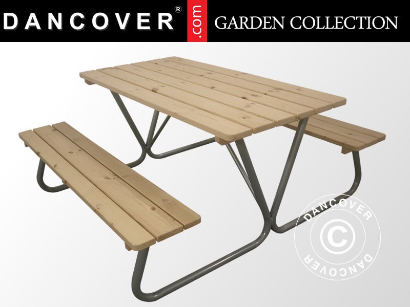 Piknikulaud, 1,75x1,60m, Naturaalne