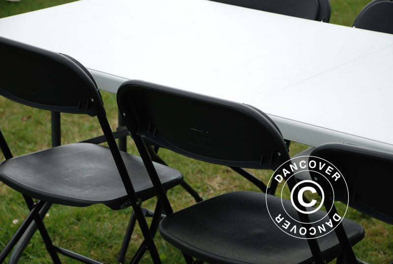 Folding Chair 44x44x80 cm, Black, 8 pcs.