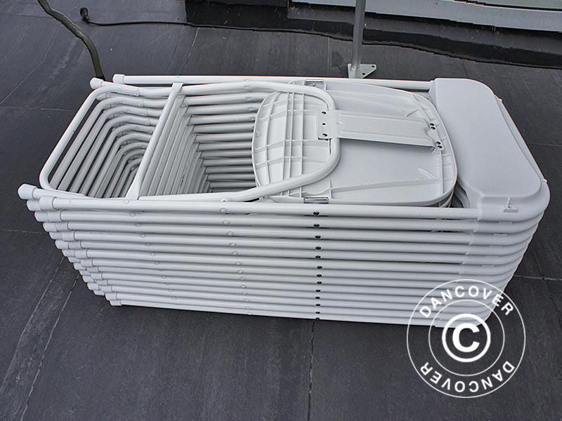 Folding Chair 44x44x80 cm, White, 24 pcs.