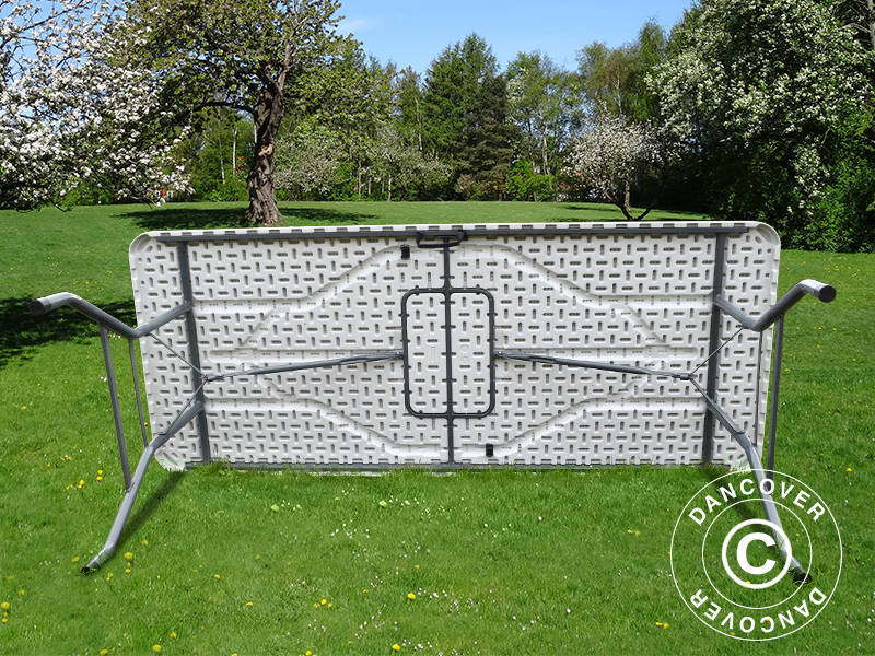 Mesa de banquete PRO 182x74x74cm, Gris claro (1 pieza)