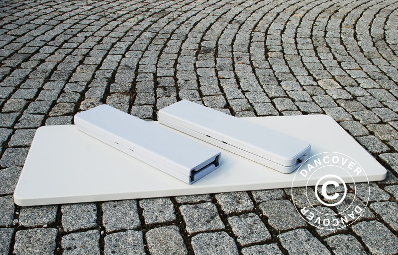 Peokomplekt, 1 kokkupandav laud PRO (180cm) + 2 kokkupandav pingid (183cm), Helehall