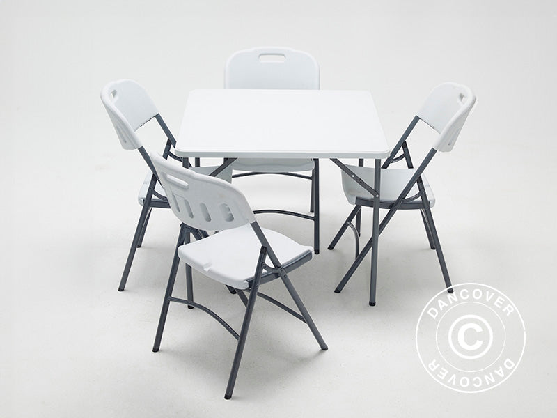 Mesa de banquete 86x86x73cm, Branco (1 unid.)