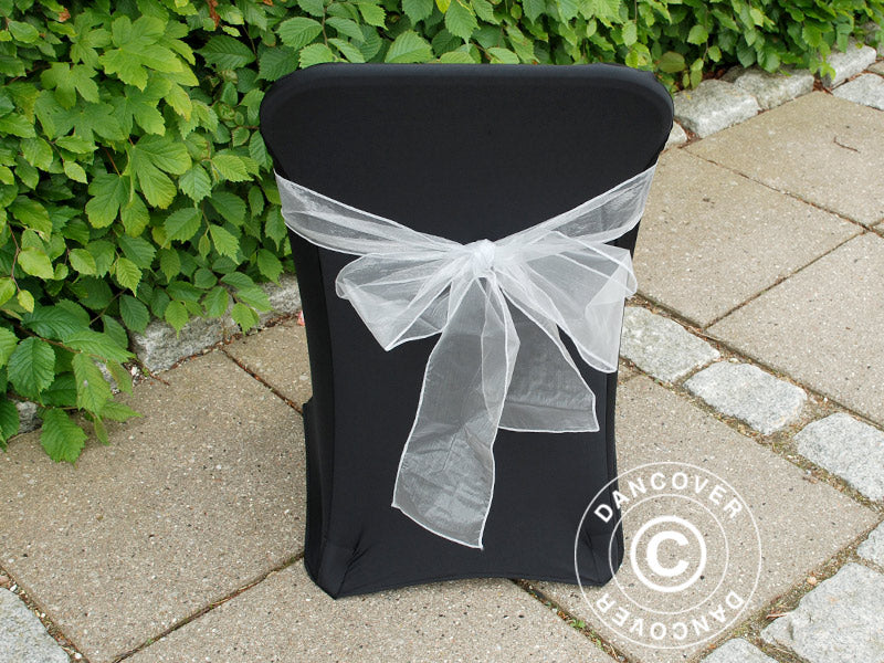 Stretch chair cover 44x44x80 cm, Black (1 pcs.)