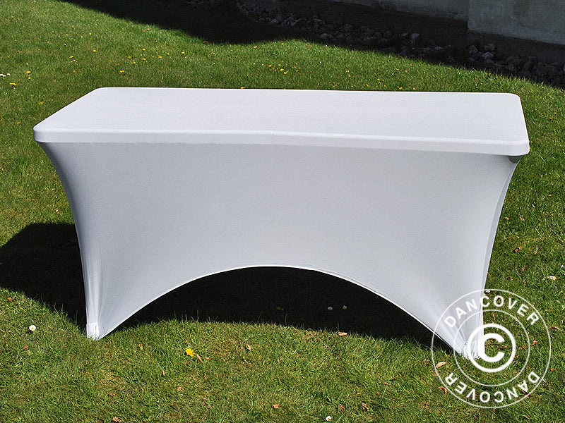 Stretch Tischüberzug 150x72x74cm, Weiß